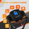 PAGED Treadmill with LED Display, Foldable Walking Pad Treadmill with 2.5HP Motor, Exercise Equipment for Home, Max 265 LBS Weight Capacity - 2 of 4