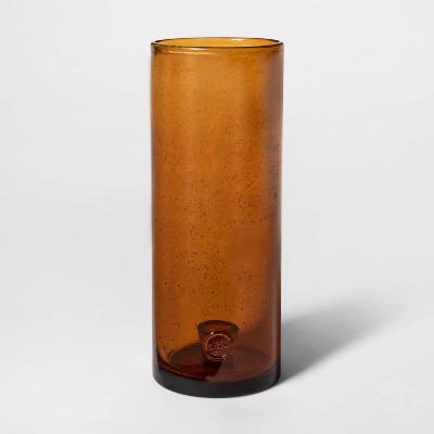 amber candle holder