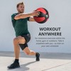 HolaHatha 10 Pound Medicine Exercise Ball for Rehabilitation or Working Out, Versatile Use for Upper, Lower, and Full Body Workouts, Multicolor - 4 of 4