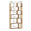 FUFU&GAGA Bookshelf Wood Bookcase Free Standing Room Display Storage - 4 of 4
