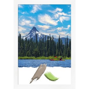 Amanti Art Cabinet White Narrow Picture Frame - 1 of 4