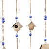 33" Iron Traditional Home Windchime Gold/Blue - Olivia & May - 4 of 4