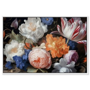 Art Remedy Floral of Gentle Elegance Elegant realistic Floral Wall Art Framed - 1 of 4