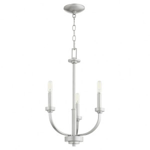 Quorum Lighting Reyes 3 - Light Chandelier in  Classic Nickel - 1 of 1