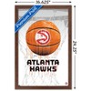 Trends International NBA Atlanta Hawks - Drip Basketball 21 Framed Wall Poster Prints - 3 of 4