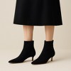 CUSHIONAIRE Women's Barbi Kitten Heel Bootie – Soft Vegan Leather, Memory Foam, Wide Widths, and Back Zipper - 2 of 4