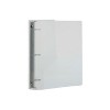 JAM Paper Standard 1.5" 3-Ring Flexible Poly Binder Clear Glass Twill 762T15CL - 2 of 4