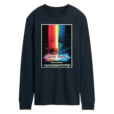Men's - Star Trek - Retro Movie Poster Long Sleeve Graphic T-Shirt