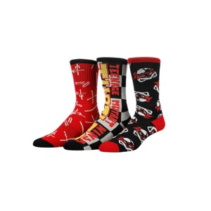Teenage Mutant Ninja Turtles Raphael Men's 3-Pair Crew Socks - 1 of 4