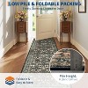 TackView Vintage Floral Area Rug, Machine Washable Boho, Soft Low-Pile Carpet, Non Slip Floral Rug, Ultra-Thin Traditional Carpet - 2 of 4