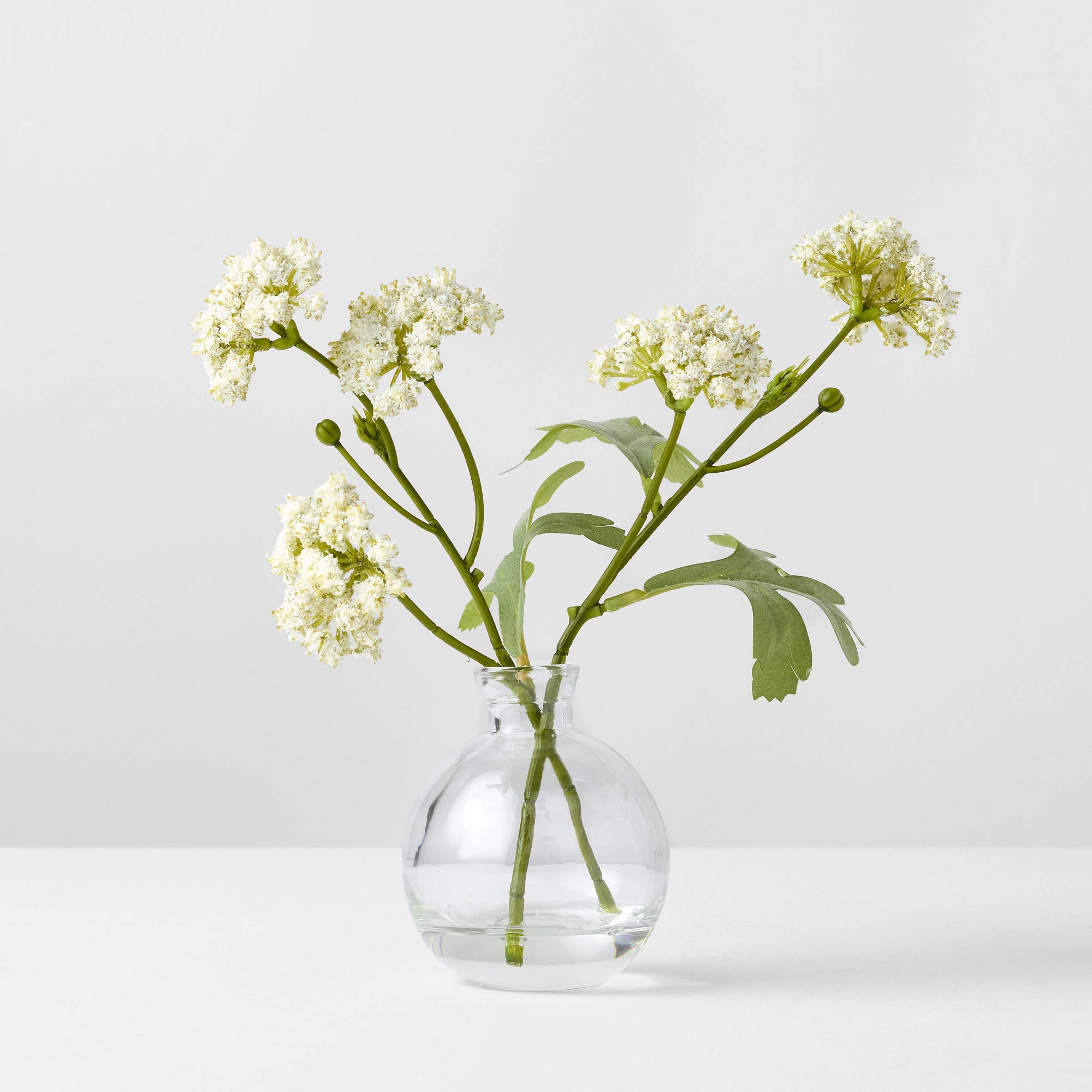 9" XS White Sedum Artificial Plants Arrangement - Hearth & Hand™ with Magnolia