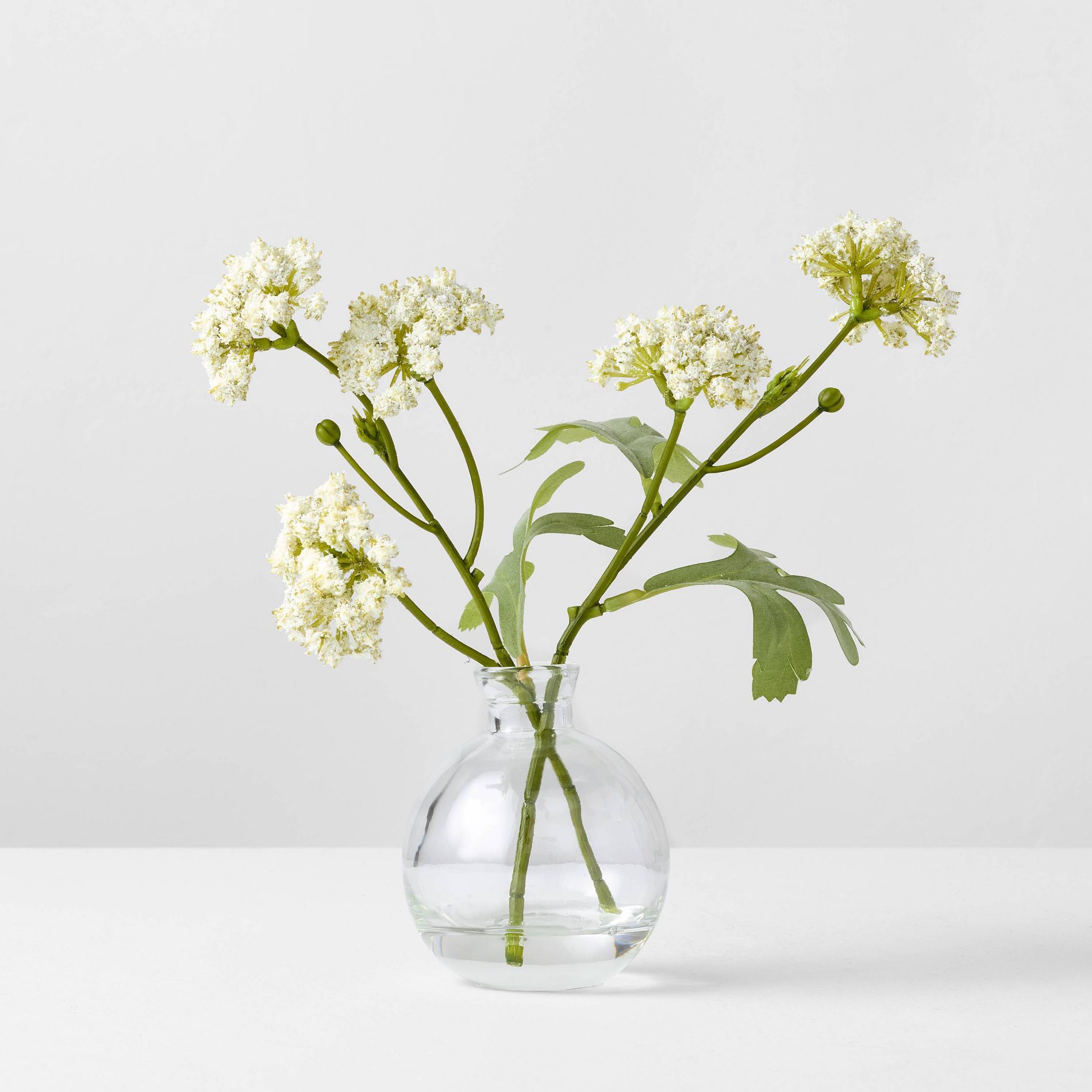 9" XS White Sedum Artificial Plants Arrangement - Hearth & Hand™ with Magnolia