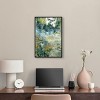 Art Remedy Green Moss Monet Garden Green Abstract Wall Art Framed - 2 of 4
