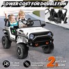 JOYRACER 24V 4WD 4-Wheeler Ride-On Truck Toys, 2-Seater Kids Electric Car w/ Remote, 7AH Battery, Spring Suspension, Bluetooth, Gift for Boys & Girls - 3 of 4