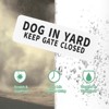 Unique Bargains Acrylic Safety Durable Indoor Outdoor Dog in Yard Signs 3x9 Inch - 4 of 4