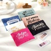 Glamlily 12 Pack Canvas Cosmetic Bags with Zippers for Women, Travel Makeup Pouches, 6 Designs, 8 x 6 In - 2 of 4