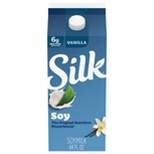 Silk Vanilla Soy Milk - 0.5gal