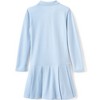 Lands' End Kids Long Sleeve Mesh Pleated Polo Dress - 4 of 4