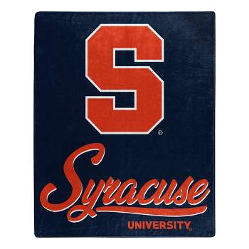 NCAA Signature Syracuse Orange 50 x 60 Raschel Throw Blanket