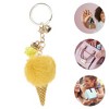 Unique Bargains Halloween Christmas Tassel Ice Cream Cone Handbag Charm 1 Pc - 3 of 4