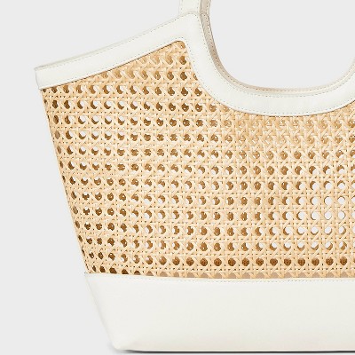 Сумки A New Day Straw Caning Tote Bag - A New Day™ Natural — фото 5
