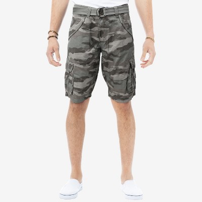 X RAY Men's Classic Fit 12.5" Inseam Knee Length Cargo Shorts (Big & Tall)