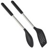 GoodCook Ready 2pc Nylon Turner and Spoon Set: Kitchen Utensil Set, Dishwasher-Safe, Black, Includes Spatula & Spoon - 2 of 4
