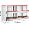 COZONY 8 Compartment Chicken Nesting Boxes with Rollaway Egg Collection, Metal Heavy Duty - 2 of 4