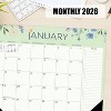 Willow Creek Press 22"x17" 2026 Wildflowers Large Monthly Deskpad - 4 of 4