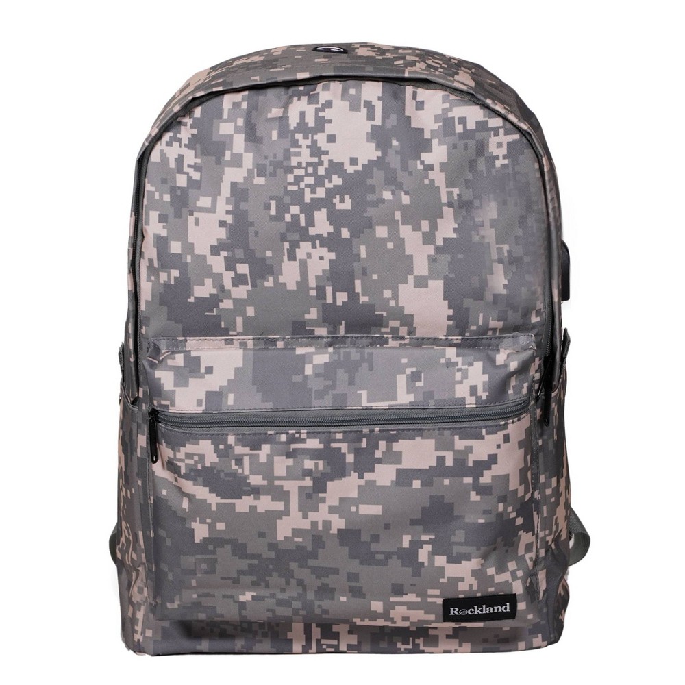 Photos - Backpack Rockland Classic Laptop 17"  - Assorted Green 