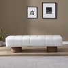 NicBex Modern Vertical Block Design Ottoman Dining Bench with Cushioned Seat,Upholstered Long Shoe Bench for Living Room,Bedroom - 2 of 4