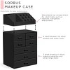 Sorbus Medium 7 Drawer Makeup Organizer Case with Lipstick Slots & Makeup Brush Holders ( - 4 of 4