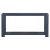 Minimalist Console Table with Bottom Shelf and Four Legs, Sleek Modern Design - 3 of 4