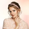 Unique Bargains Women's Teeth Comb Floral Pattern Elastic Headbands Set Red Purple 4 Pcs - 2 of 4