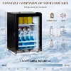 AMERLIFE Farmhouse Coffee Bar Cabinet with Beverage Refrigerator Cooler, 47" Wine Bar Dining Room, White - 3 of 4
