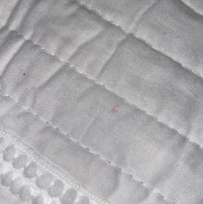 White Pom Pom Stripe Quilt Set - Lush Décor : Target