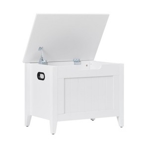 Storage Chest, Storage Trunk with Safety Hinge, Storage Bench, Wooden Storage Organizer - 1 of 4