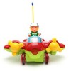 JuzToys Remote Control Car, Cartoon RC Airplane Toy for Kids, Red - 2 of 2