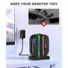 Beboncool Charging Dock for Nintendo Switch 2 Joycons Fast 3 Hour Charge LED Indicator Magnetic USB - 3 of 4