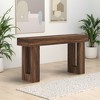MAYEERTY 63-Inch End Table, Farmhouse Wooden Sofa Table Entryway Table - 3 of 4