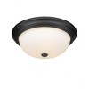 Millennium Lighting 3 - Light Flush Mount in  Matte Black - 4 of 4