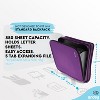 Zipper Binder 3 Ring, Large 2 Inch Binder with Zipper, 880 Sheet Capacity 5 Pockets Expanding File Folder, Zip Binder with Durable Handle - 2 of 4