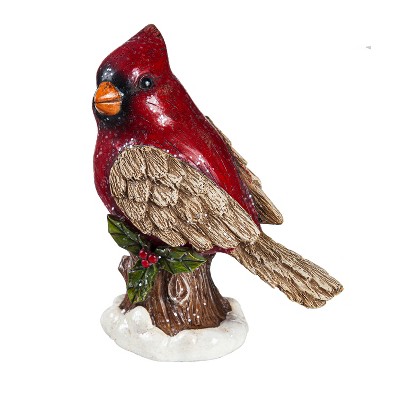 Evergreen 6.25"H Woodland Cardinal Garden Statuary