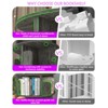 Aheaplus 4-tier/ 5-tier Corner Bookshelf for Home Office, 360 Rotating - 4 of 4