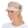 Collections Etc Stylish Striped Seersucker Brimmed Hat - 2 of 4