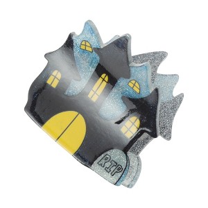 Unique Bargains Halloween Haunted-House Design Claw Clip Blue Black 1 Pc - 1 of 4