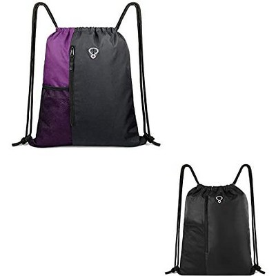 Generic Drawstring Backpack Gym Bag for Men Women Sport String Backpack
