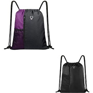 Generic Drawstring Backpack Gym Bag for Men Women Sport String Backpack - 1 of 4