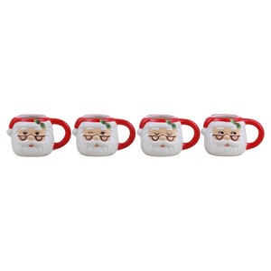 Mr. Christmas Set of 4 Espresso Mugs - Santa - 1 of 3