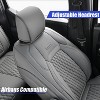 Fit 2015-2023 F150, 2017-2023 F250 F350 Coverado Crew Cab Custom Seat Covers Front and Back Full Set Waterproof Faux Leather - 3 of 4